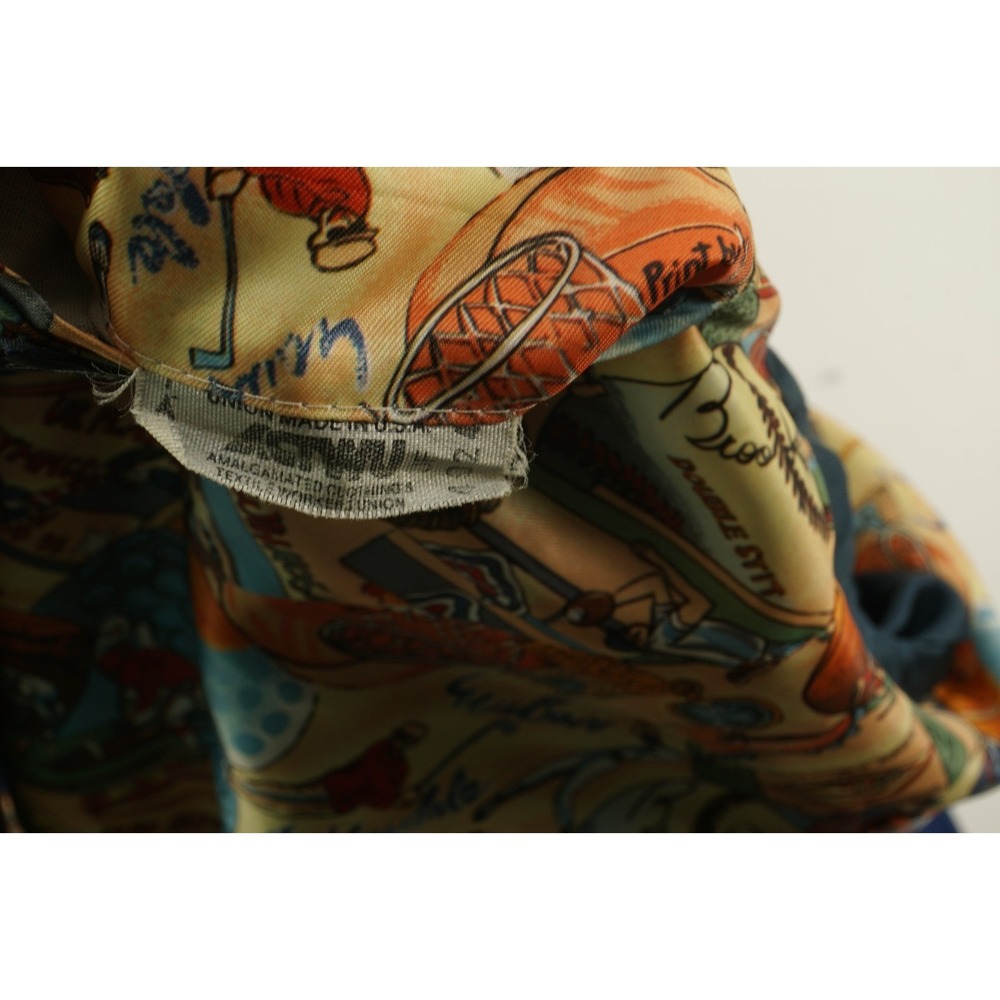 Vintage 70s 80s Palm Beach Blazer of Champions Stretch Blue Baseball Brass 44R - Picture 16 of 16